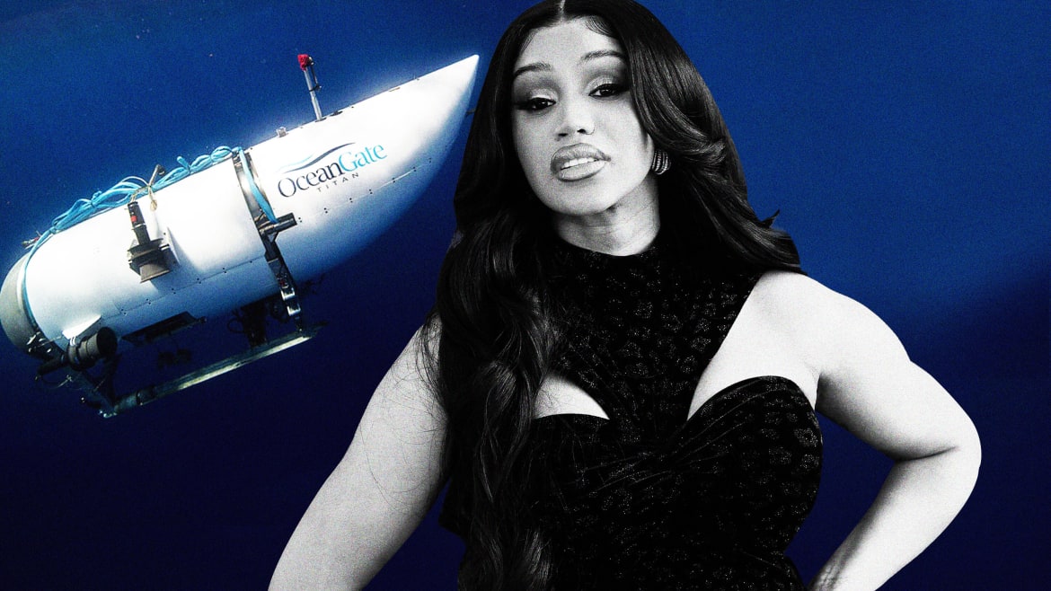 Cardi B’s Latest Beef Involves Blink-182 and the Stepson of a Missing Titanic Sub Passenger