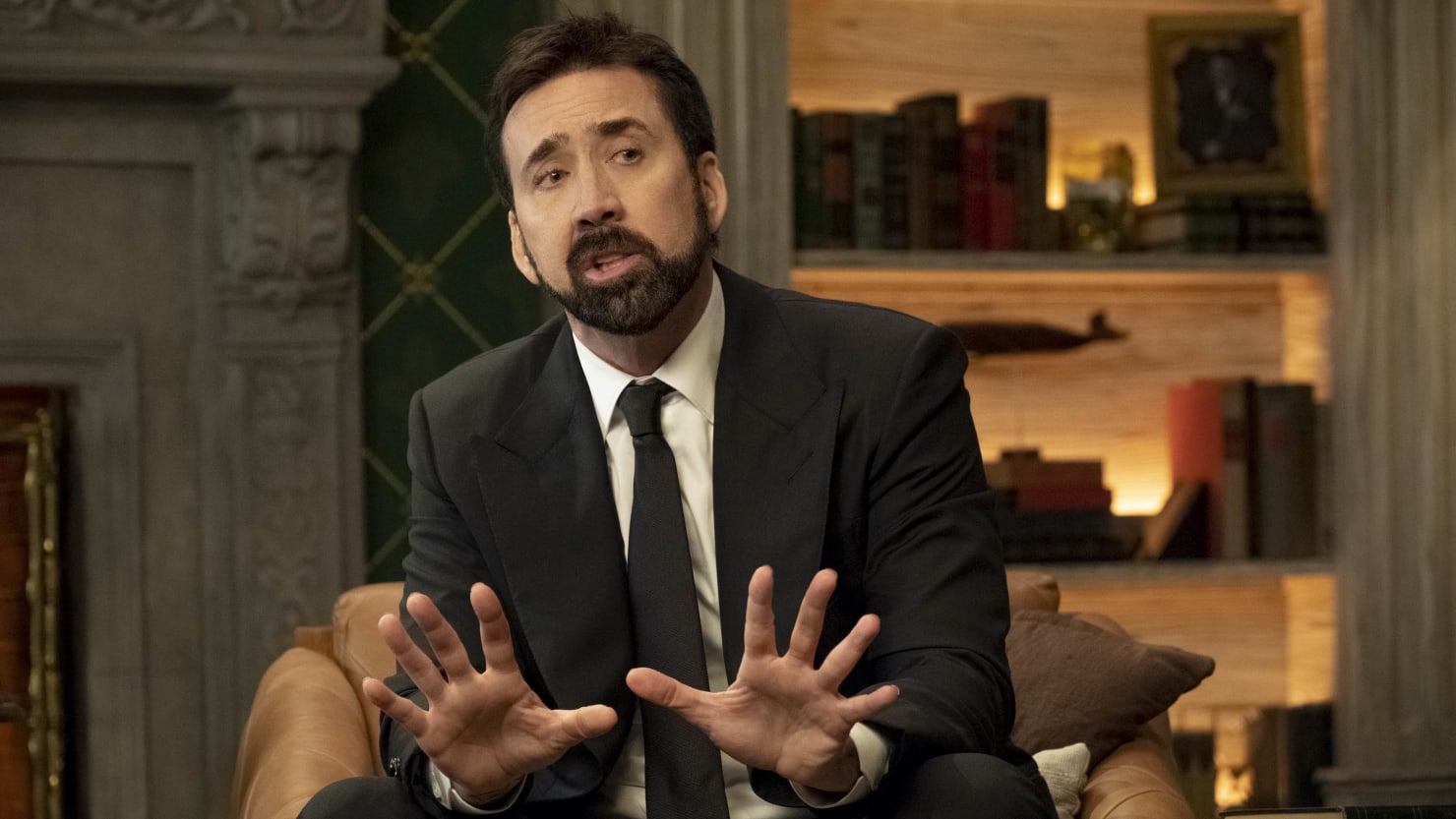 Watch Nicolas Cage Flip Out Over the Wordon Netflix s History