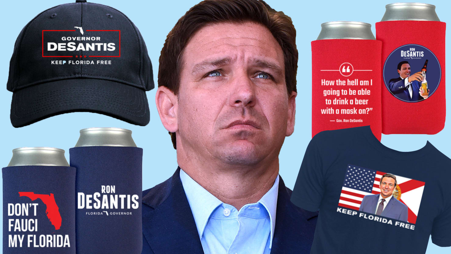 The Vaccine-Hesitant Coach Who Died as Ron DeSantis Hawked 'Don't Fauci My  Florida' Merch