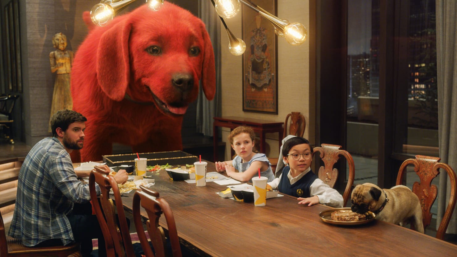 Clifford the Big Red Dog film teaser unnerves fans with a dog that's 'too  realistic