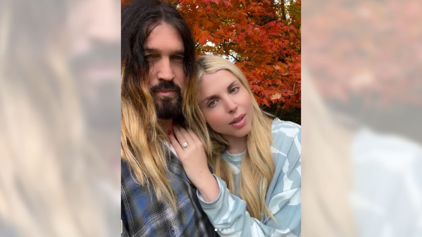 Billy Ray Cyrus met current partner on set of Hannah Montana