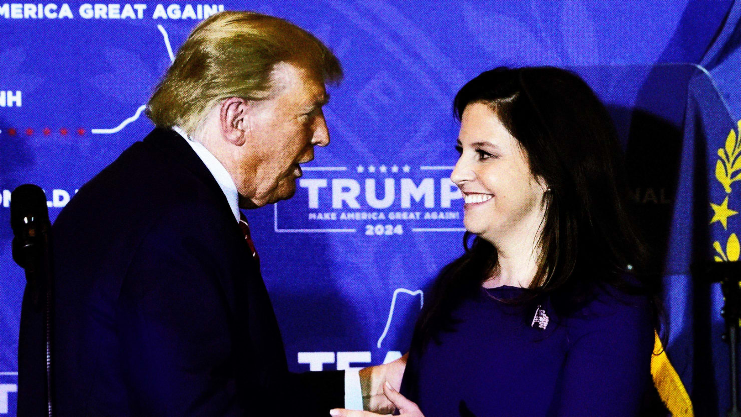 Elise Stefanik Takes Her VP Campaign to NH for Audience of One Trump