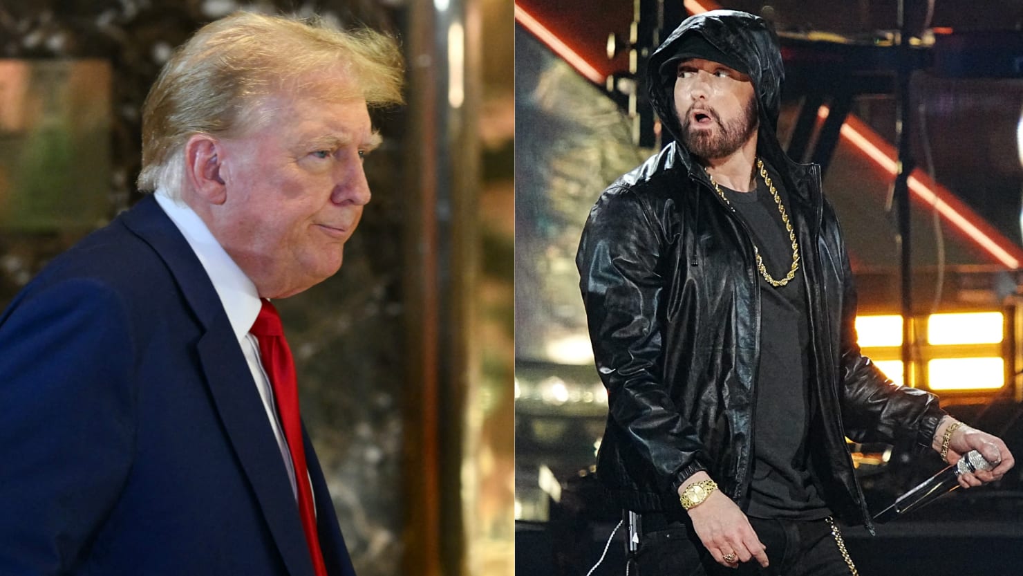 Eminem surpasse Donald Trump le lendemain de son verdict de culpabilité