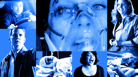 A photo illustration made from stills from Grey’s Anatomy