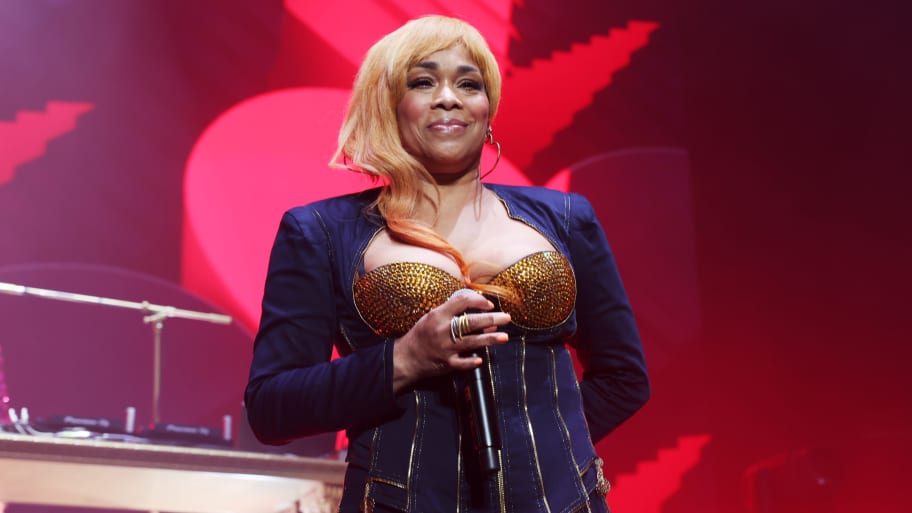 TLC's T-Boz performing at an event in May 2024.