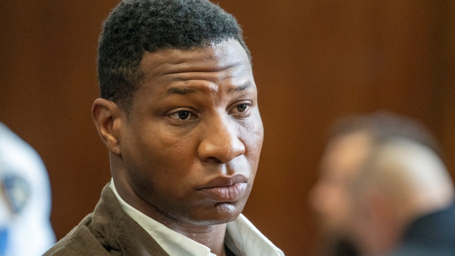 Actor Jonathan Majors appears on assault and harassment charges in New York State Supreme Court in New York City, U.S., June 20, 2023