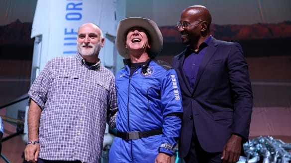 Bezos Caps Space Flight With 'Hasty' Charity Stunt