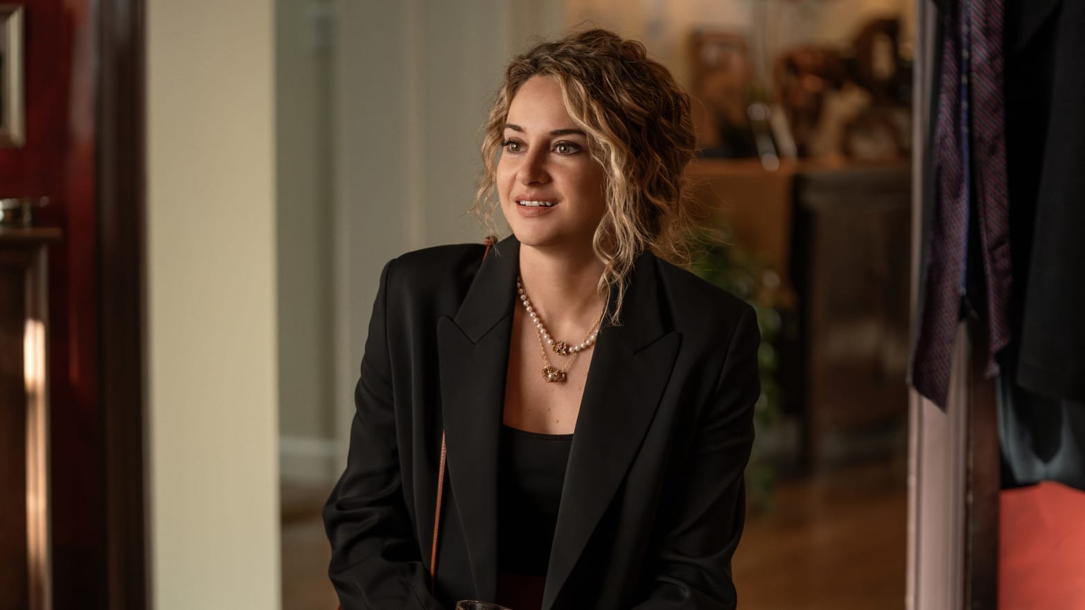 Shailene Woodley in still from Starz’ Three Women