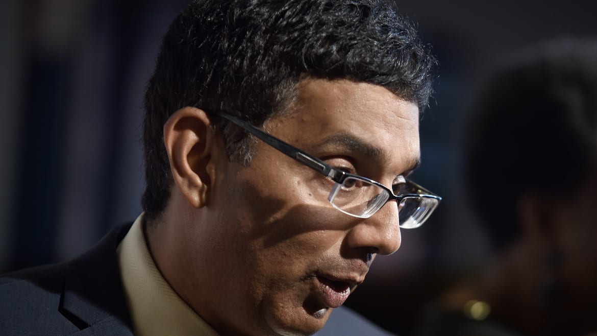 Dinesh D’Souza’s Election Denial Book Suddenly Delayed Over ‘Significant Error’
