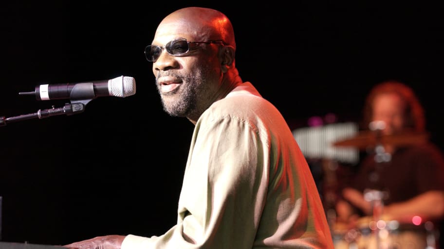 Isaac Hayes during a performance in 2004. 