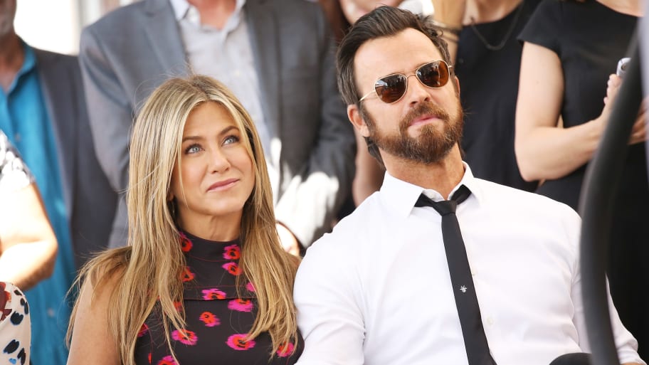 Jennifer Aniston and Justin Theroux at an event in 2017. 