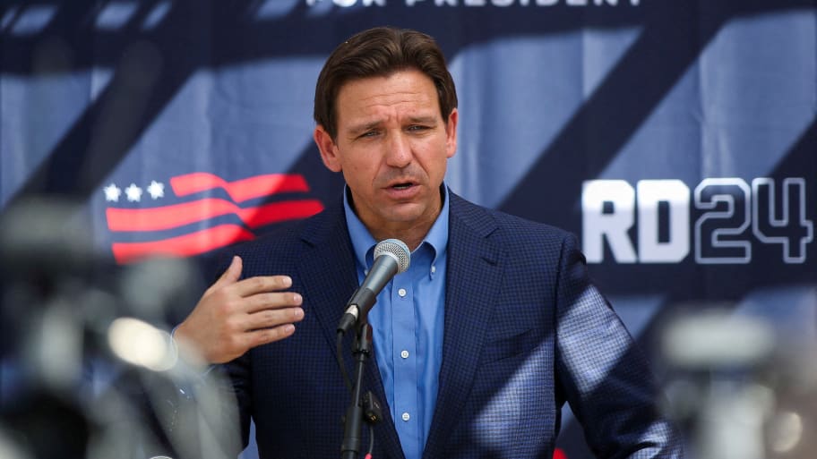 A picture of Florida Governor and Republican U.S. presidential candidate Ron DeSantis, who has switched out his campaign manager Generra Peck for James Uthmeier, chief of staff in DeSantis’ governor’s office.