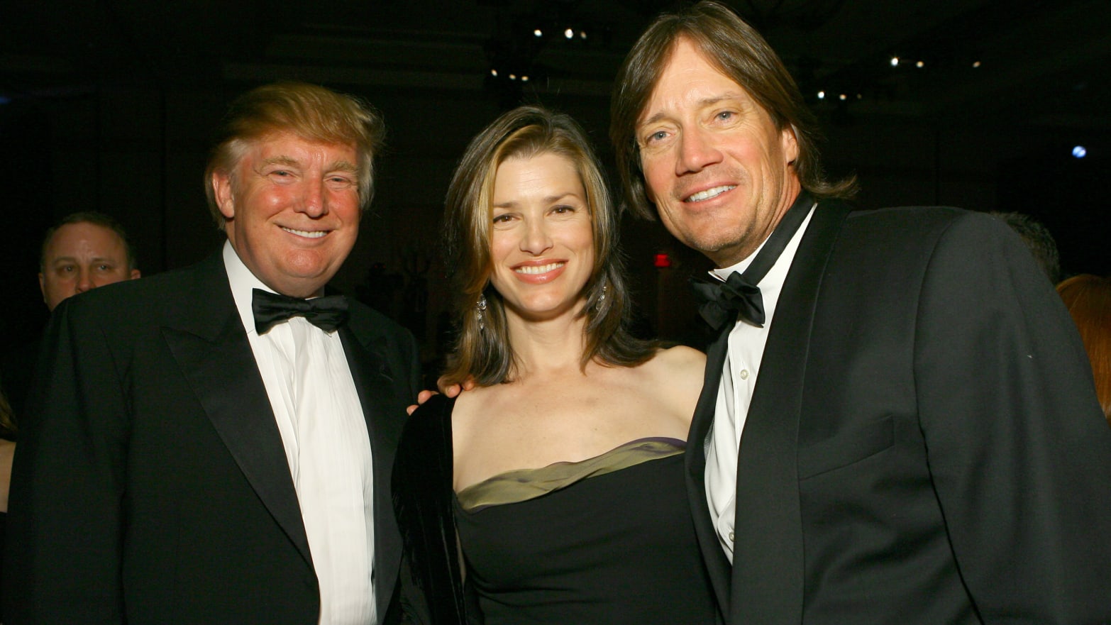 Donald Trump, Sam Jenkins and husband Kevin Sorbo during Muhammad Ali's Celebrity Fight Night XIII