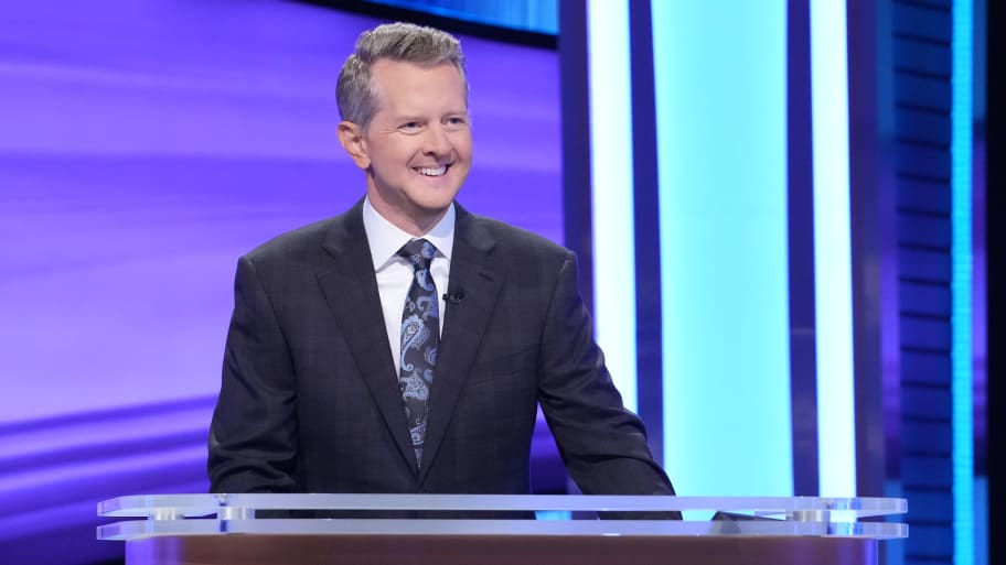Photo of Ken Jennings on Celebrity Jeopardy.