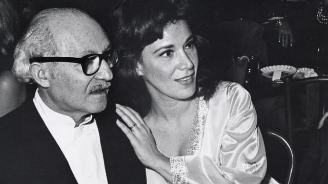 Lee Strasberg and Anna Strasberg in 1968 