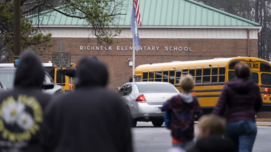 Richneck Elementary School in Newport News, Virginia