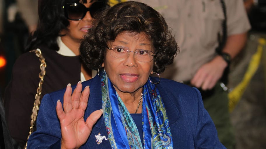 Katherine Jackson entering a courtroom in 2011. 