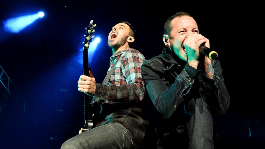 Mike Shinoda and Chester Bennington.