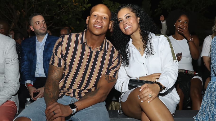 Ryan Shazier and Michelle Rodriguez in 2019