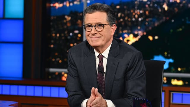 The Late Show with Stephen Colbert during Thursday’s November 16, 2023 show