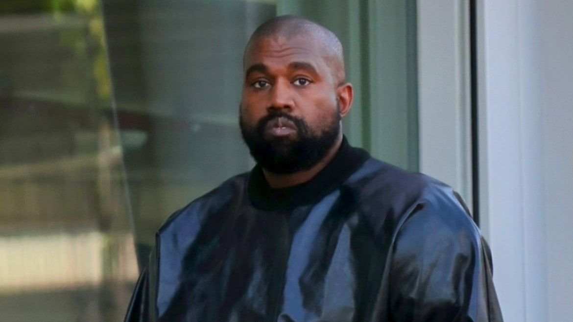 Kanye Wears Black KKK Hood at Album Listening Party