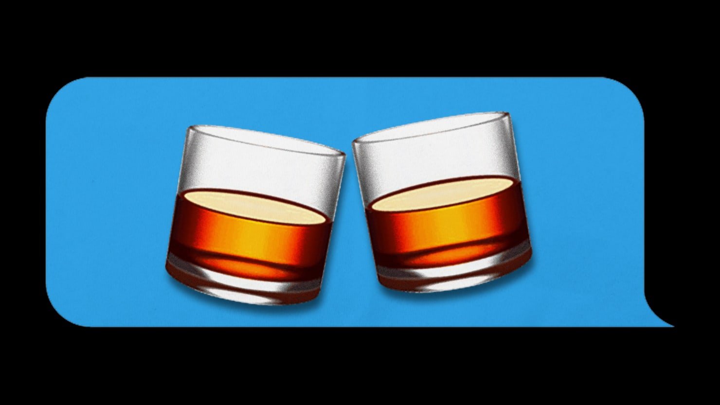 Drunk Texting The Evolution Of The Whiskey Glass Emoji