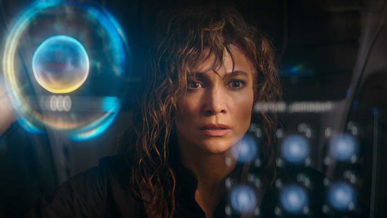 A photo still of Jennifer Lopez in Atlas