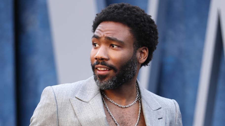 Donald Glover arrives at the Vanity Fair Oscar party after the 95th Academy Awards in Beverly Hills, California, March 12, 2023.