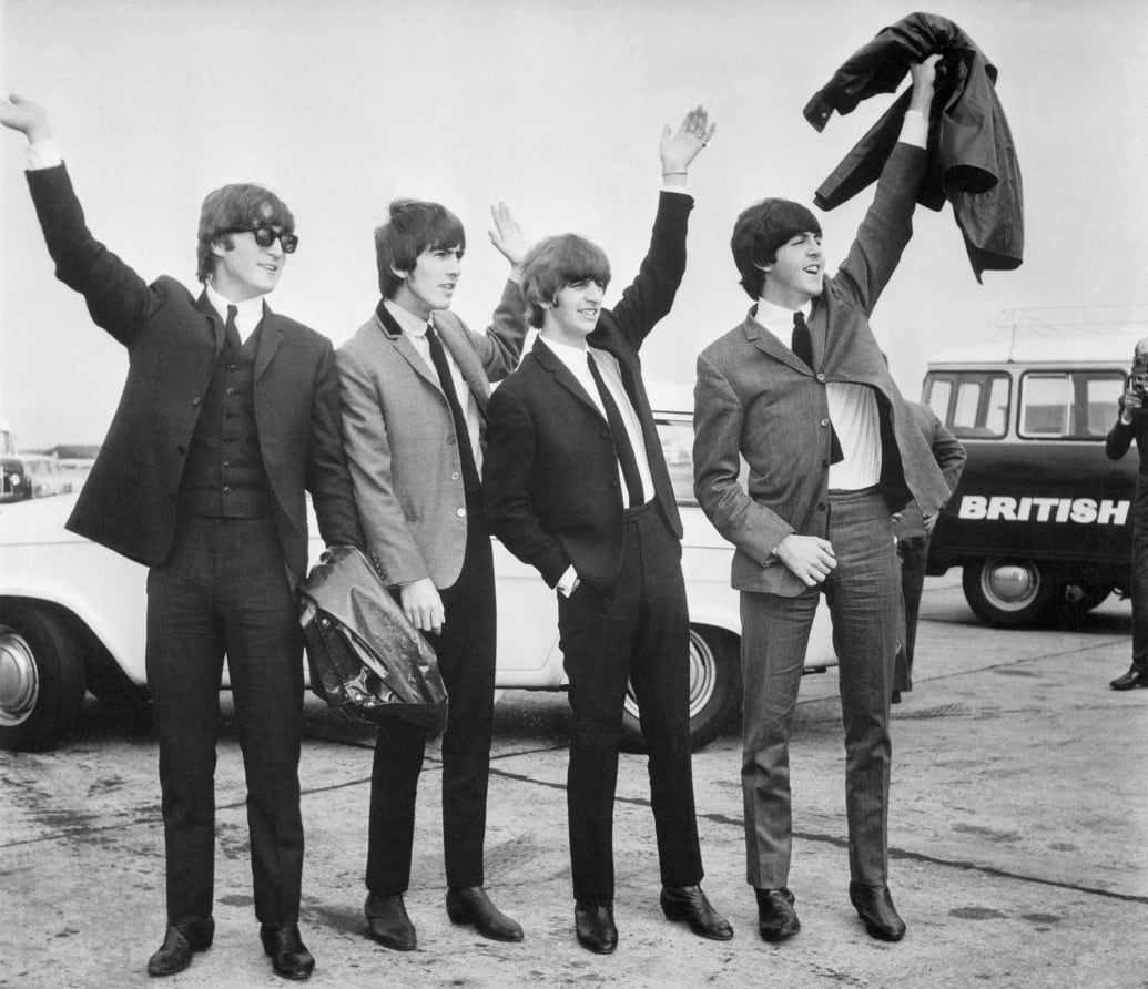 John Lennon, George Harrison, Ringo Starr and Paul McCartney.