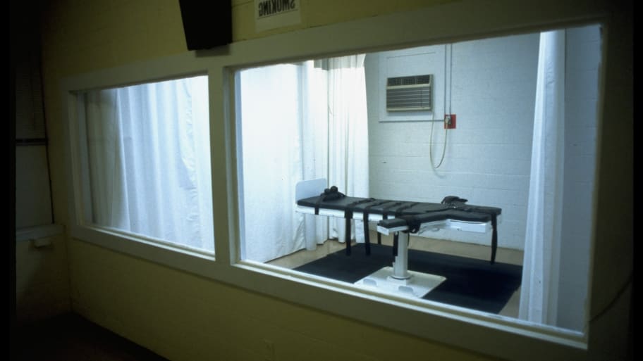 Lethal injection chamber at Angola Prison