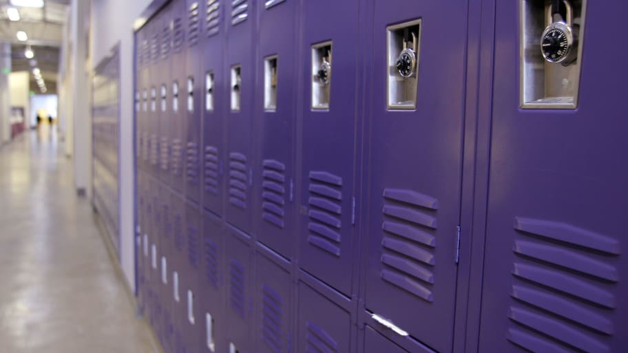 Photo of a row of student lockers.