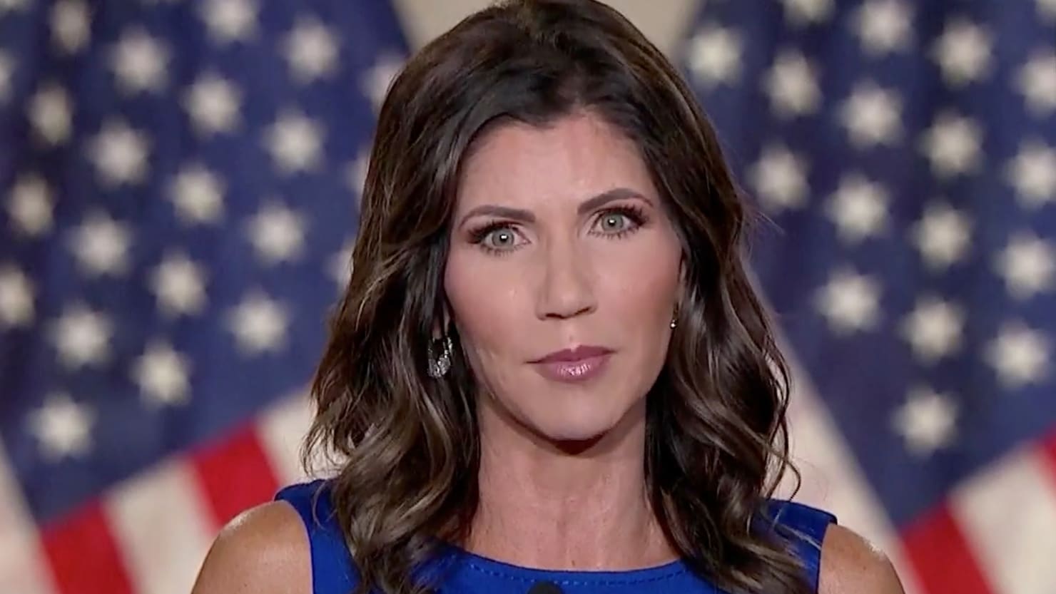 Noem Tries to Get ‘Politically Incorrect’ Cred From Killing a Dog