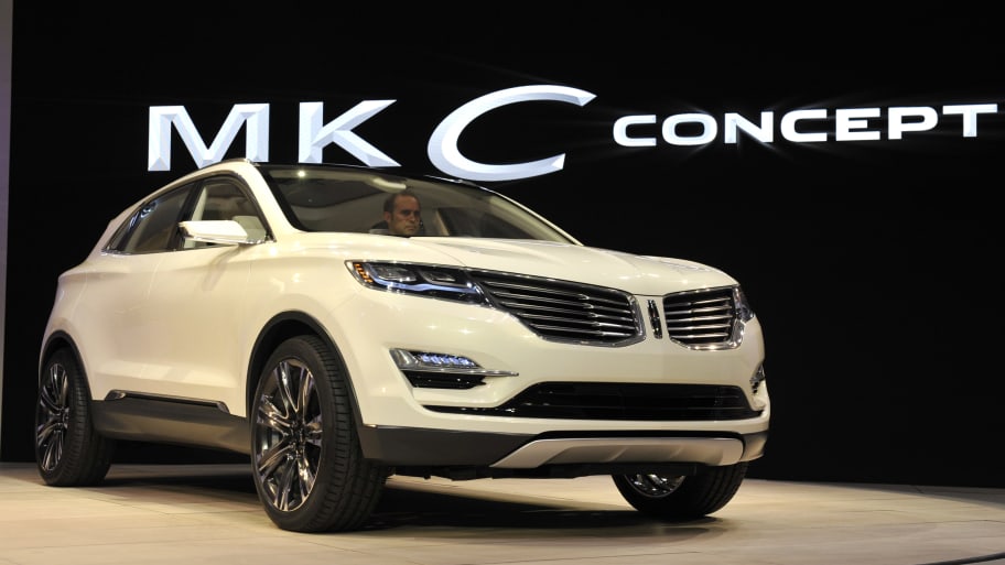 The Lincoln MKC Concept crossover vehicle is presented at the North American International Auto Show in Detroit, Michigan January 14, 2013.