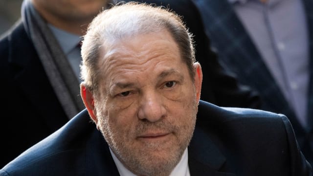 Harvey Weinstein arrives at the Manhattan Criminal Court in February 2020.