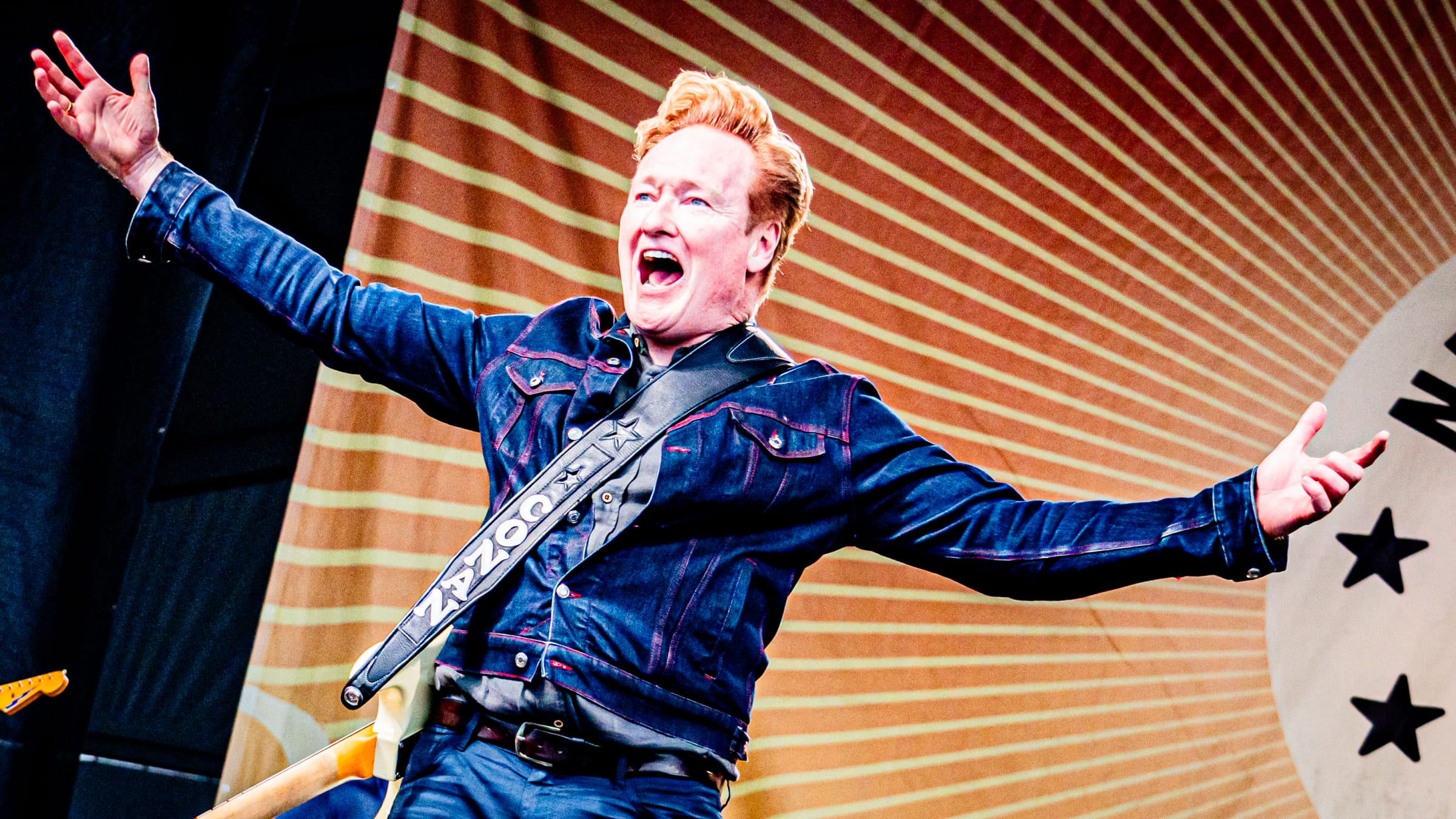 Conan O’Brien at Newport Folk Festival 