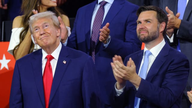 Former President Donald Trump and J.D. Vance 