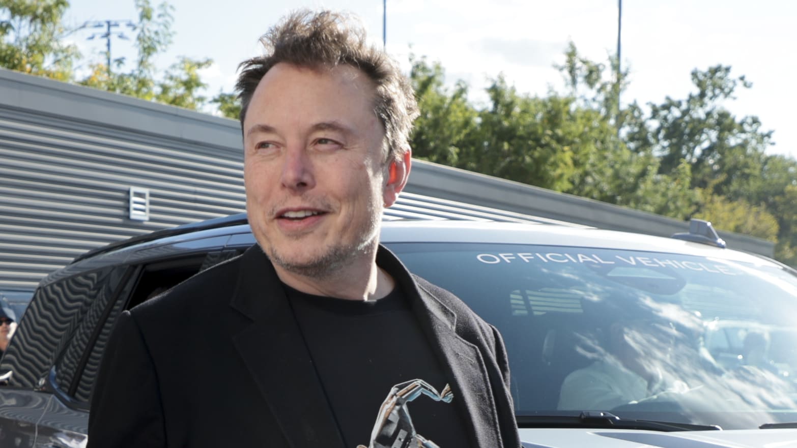 Elon Musk attends the men's final on day fourteen of the 2024 US Open Tennis Championships at the USTA Billie Jean King Tennis Center on September 8, 2024 in Flushing Meadows, Queens, New York City