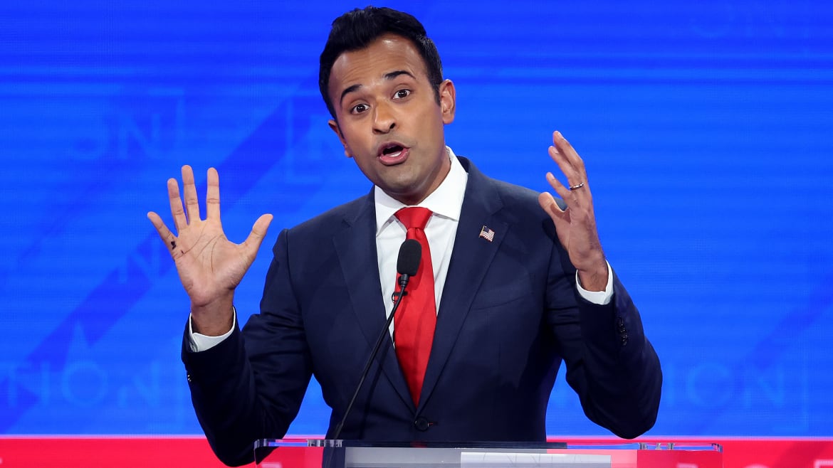 Vivek Ramaswamy Drops Out of CNN Debate He Didn’t Qualify For