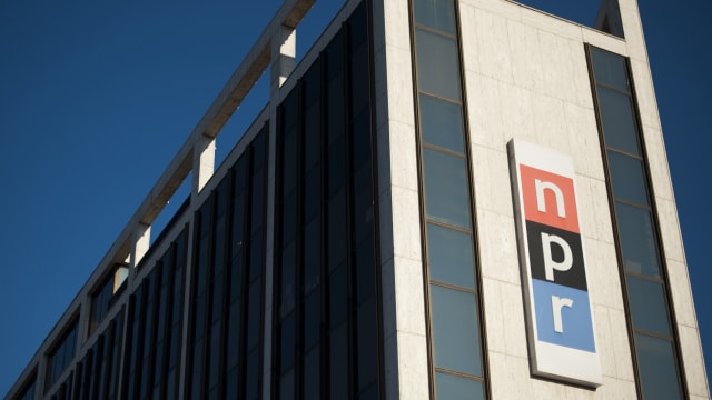 A photo of the NPR headquarters in Washington, D.C.