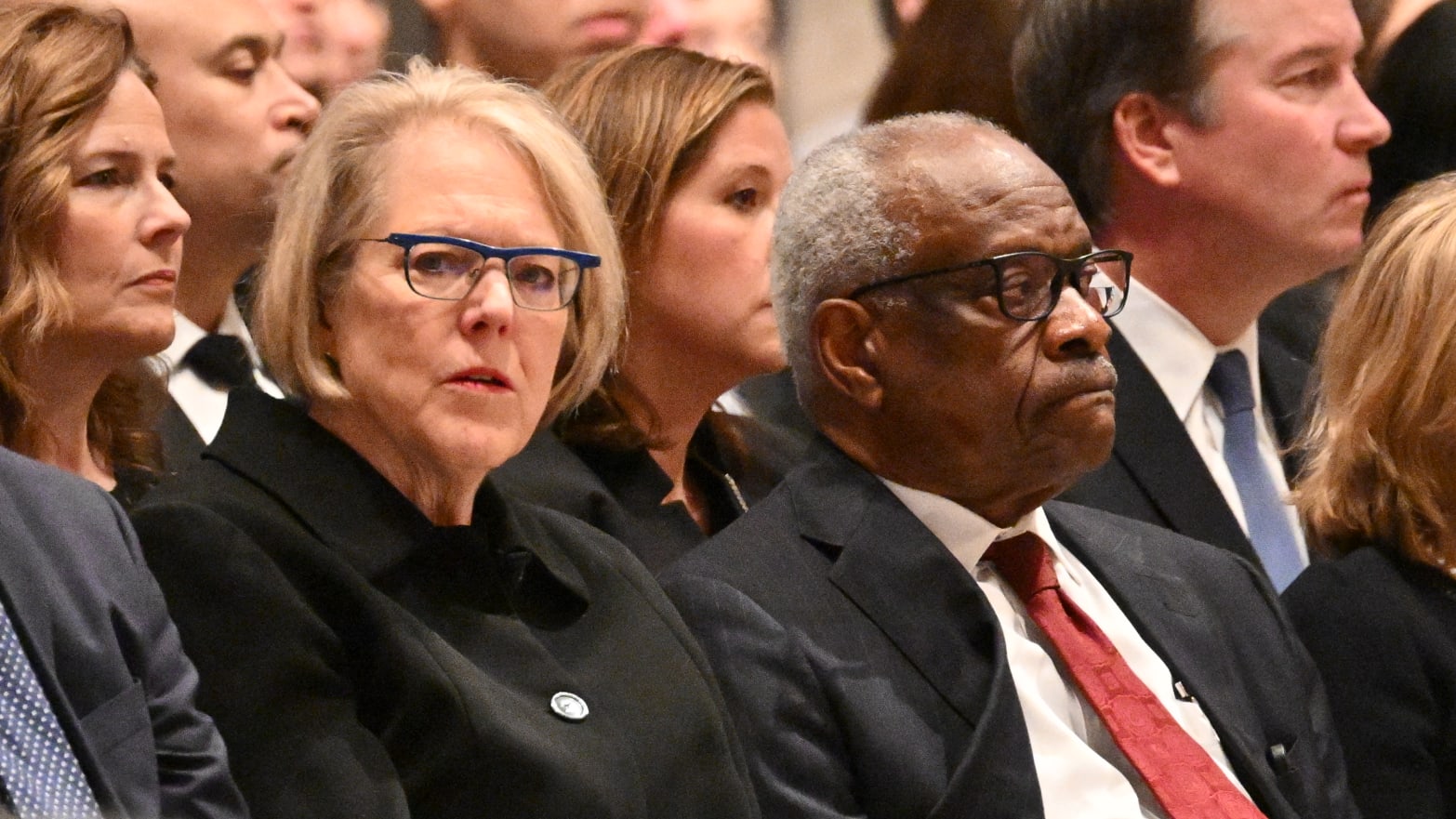 Supreme Court justice Clarence Thomas and his wife Ginni Thomas