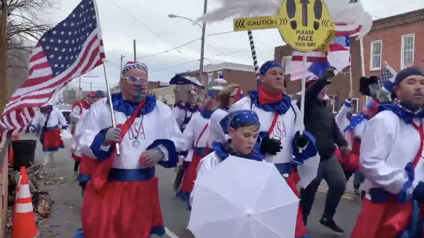 Philadelphia Clowns Stage Quarantine Protest Parade