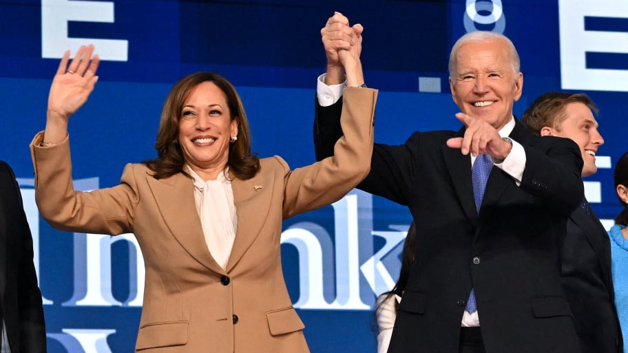 Kamala Harris and Joe Biden