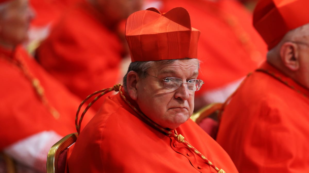 Cardinal Raymond Burke, Pope Francis' American COVID-Skeptic Nemesis,  Fighting for His Life