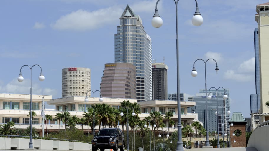 A view of downtown Tampa, Florida/