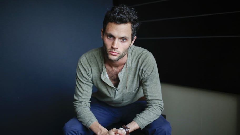 Actor Penn Badgley poses for a portrait in New York, April 23, 2013. 