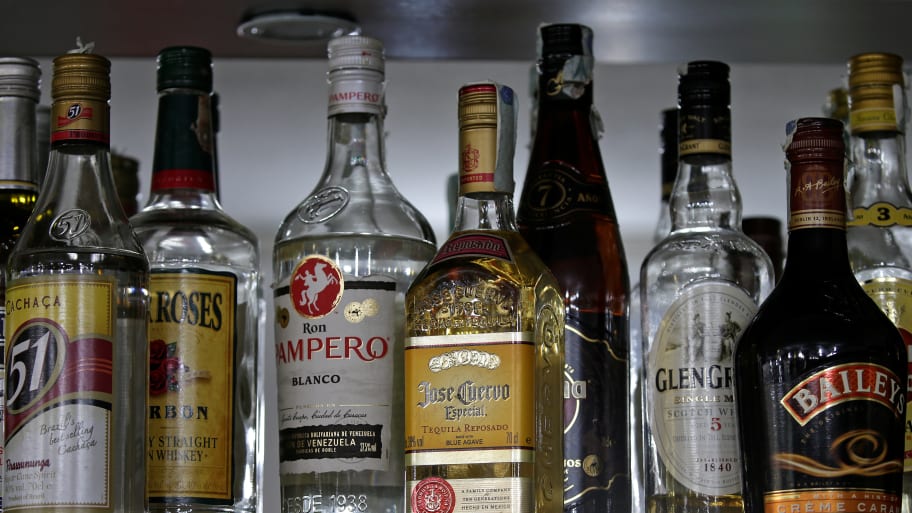 Burglars used tractor trailers to steal over $1.6 million worth of alcohol from a distribution company..