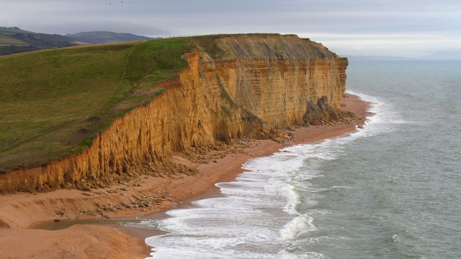 The Jurassic Coast near West Bay, Dorset.