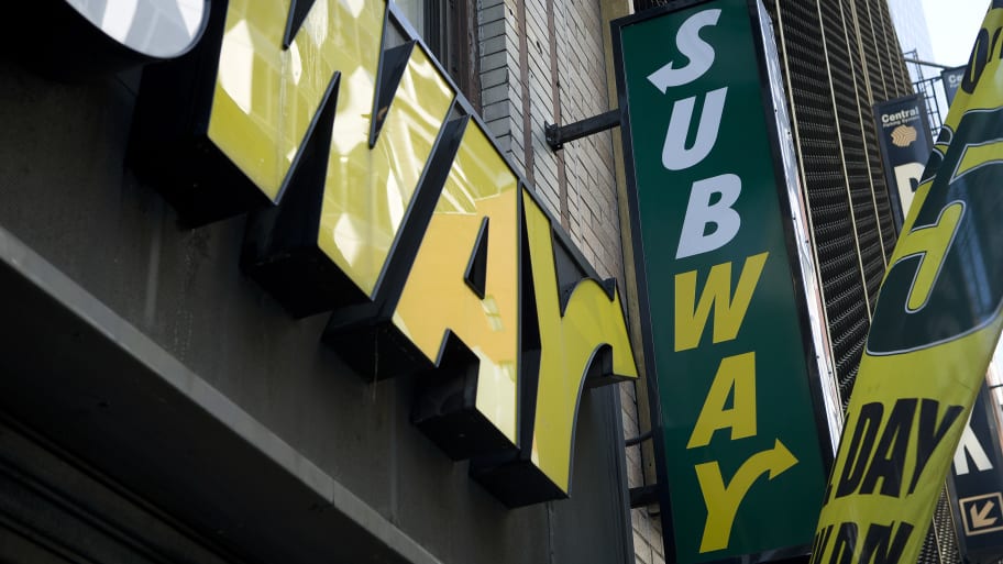A Subway sandwich shop.