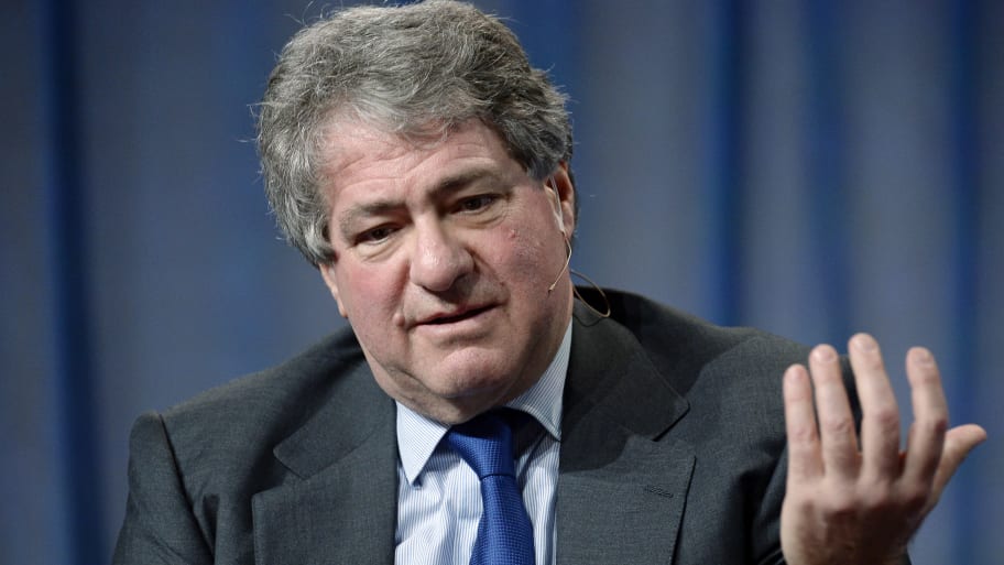 Leon Black, Chairman and CEO Apollo Global Management, LLC, takes part in Private Equity: Rebalancing Risk session during the 2014 Milken Institute Global Conference in Beverly Hills,