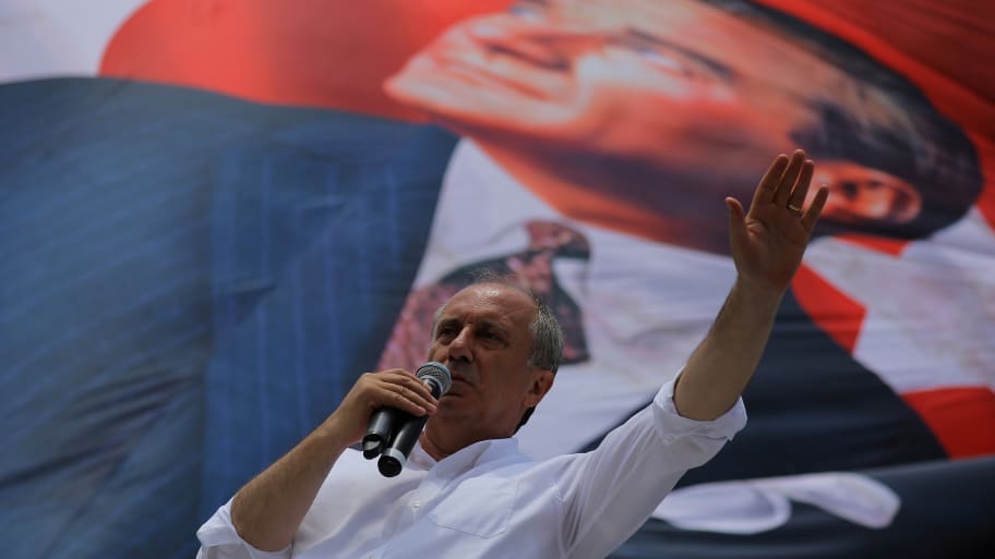 Muharrem Ince, presidential candidate of the main opposition Republican People's Part